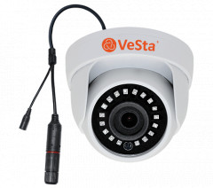 Внутренняя 5-мегапиксельная IP-камера VeSta VC-3290 (M002, f=3.6, Белый, IR, PoE провод)