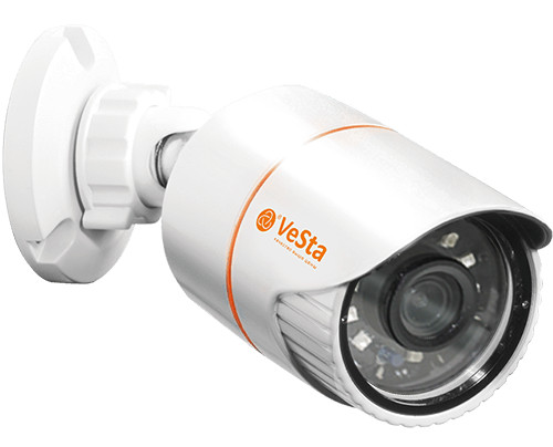 IP камера VeSta VC-8360 (M101, f=3.6, Белый, IR, PoE, аудиовход внешний)