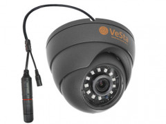 Антивандальная IP-камера VeSta VC-8465 (M106, f=2.8, Титан, IR, PoE провод)